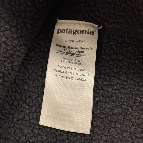 Patagonia Women’s better sweater quarter zip pullover XS black - Picture 3 of 3